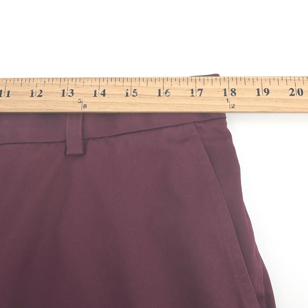 Brooks Brothers Pants Mens 35x31.5 (Tag 36x32) Burgundy‎ Lightweight Milano Fit - Picture 12 of 15